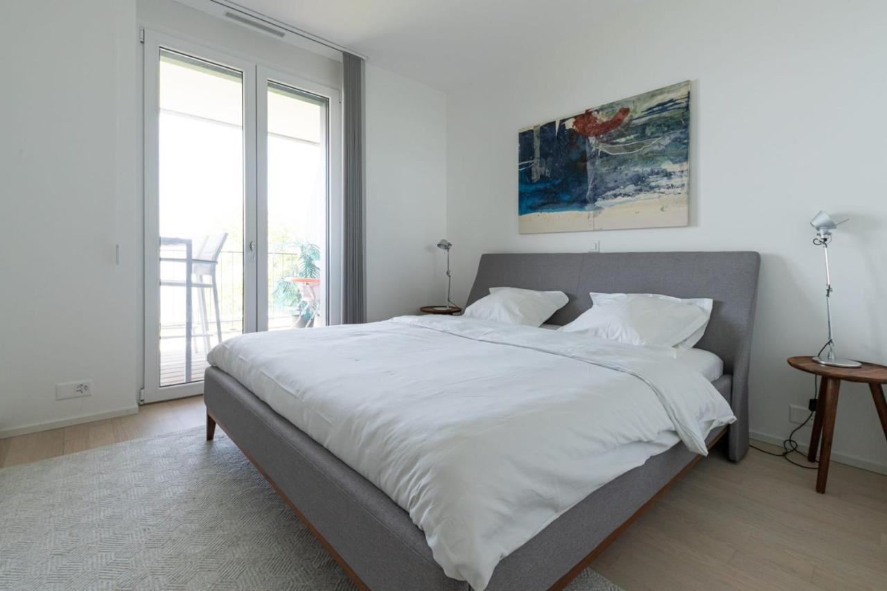 Les Terrasses De Lavaux 1 - Appartement De Luxe Avec Vue Panoramique Et Piscine Puidoux エクステリア 写真