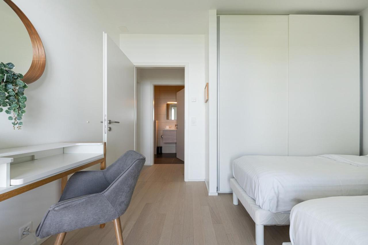 Les Terrasses De Lavaux 1 - Appartement De Luxe Avec Vue Panoramique Et Piscine Puidoux エクステリア 写真