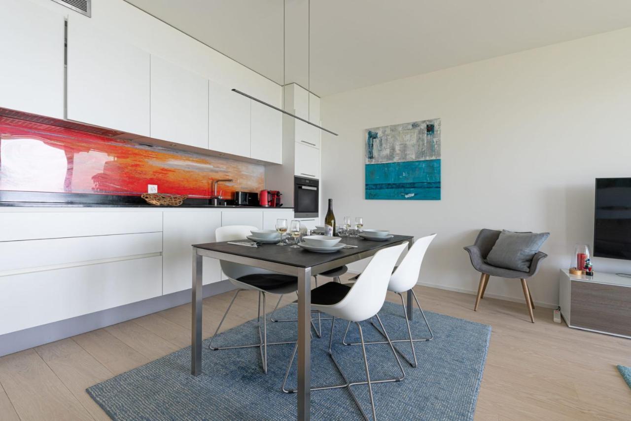 Les Terrasses De Lavaux 1 - Appartement De Luxe Avec Vue Panoramique Et Piscine Puidoux エクステリア 写真