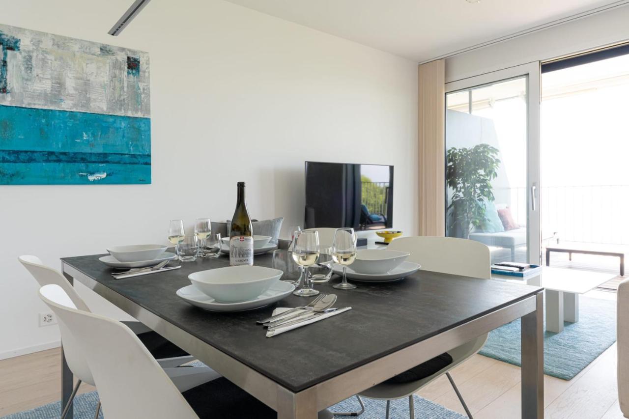 Les Terrasses De Lavaux 1 - Appartement De Luxe Avec Vue Panoramique Et Piscine Puidoux エクステリア 写真