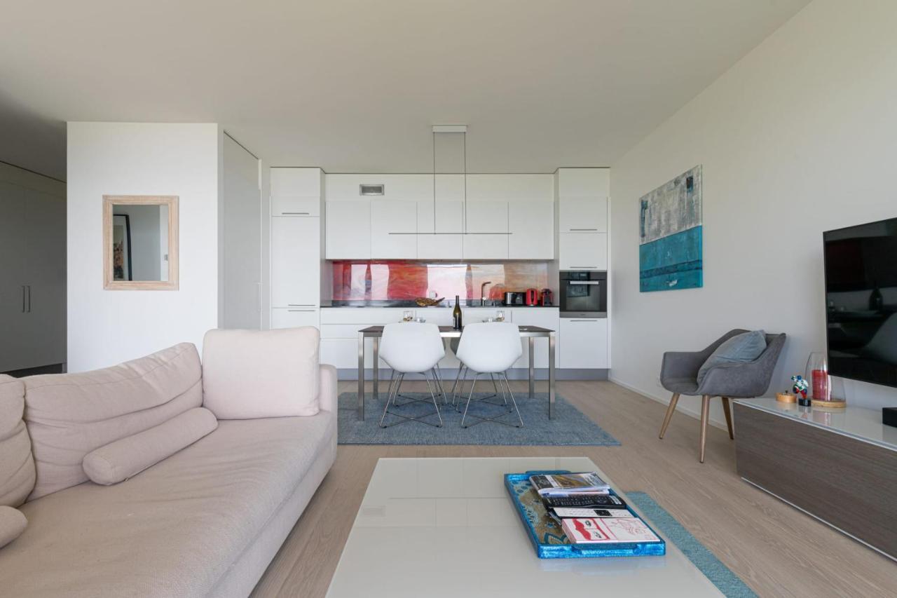 Les Terrasses De Lavaux 1 - Appartement De Luxe Avec Vue Panoramique Et Piscine Puidoux エクステリア 写真