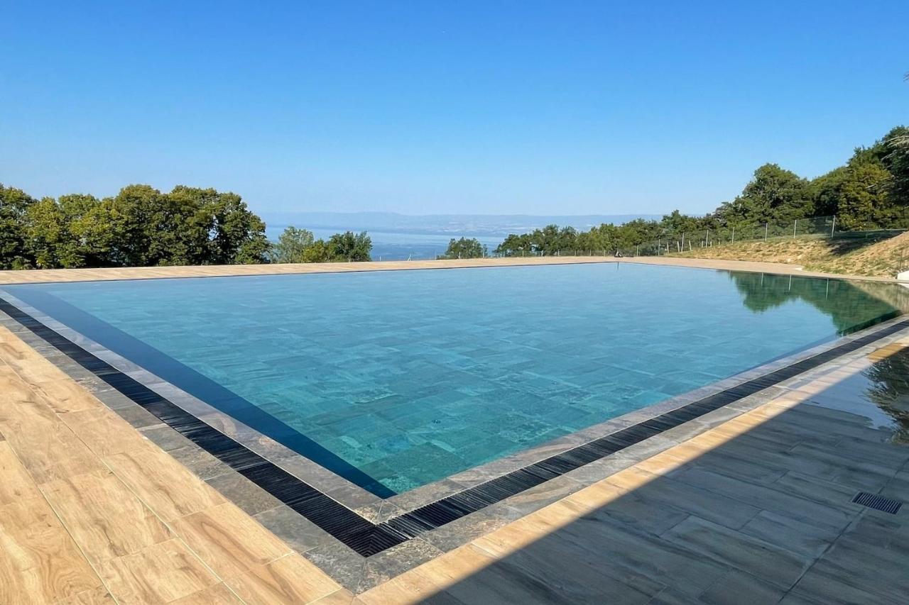 Les Terrasses De Lavaux 1 - Appartement De Luxe Avec Vue Panoramique Et Piscine Puidoux エクステリア 写真